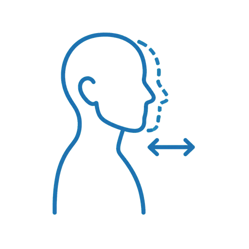 Illustration of a gentle chin glide.