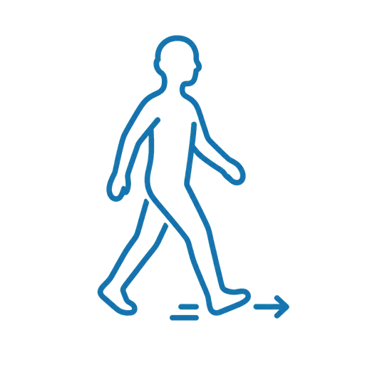 Illustration of a short walk.